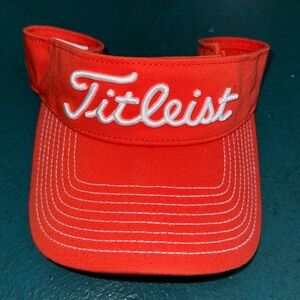 TITLEIST GOLF VISOR ORANGE